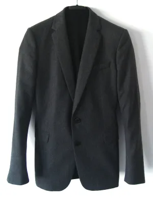 2012 Virgin Wool Kean Blazer Jacket in Anthracite