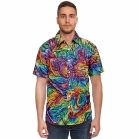 40 Days 40 Nights Short Sleeve Button Down Shirt | ARTFOOL