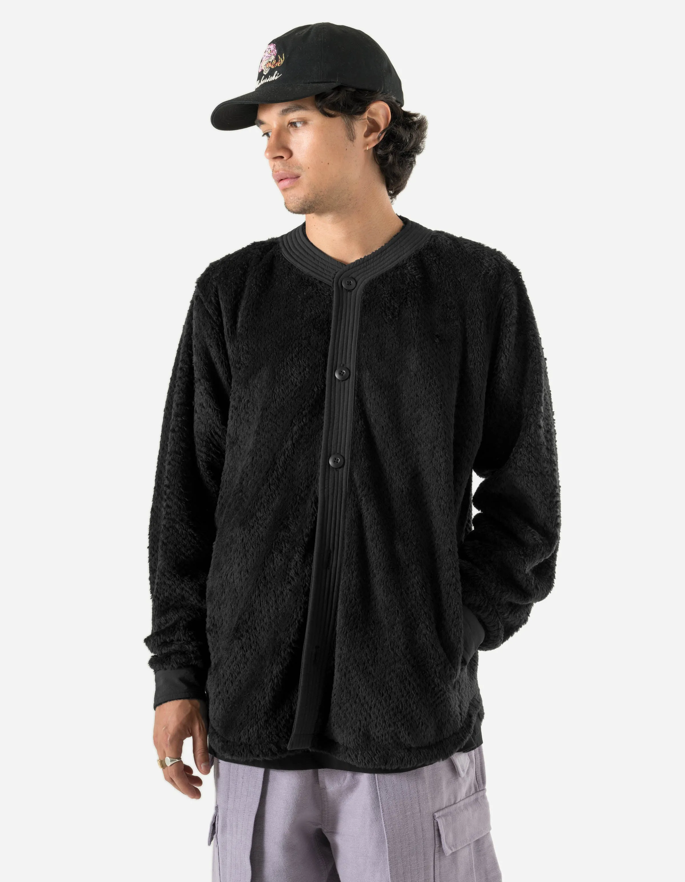 5266 Polartec® L/S Baseball Shirt Black