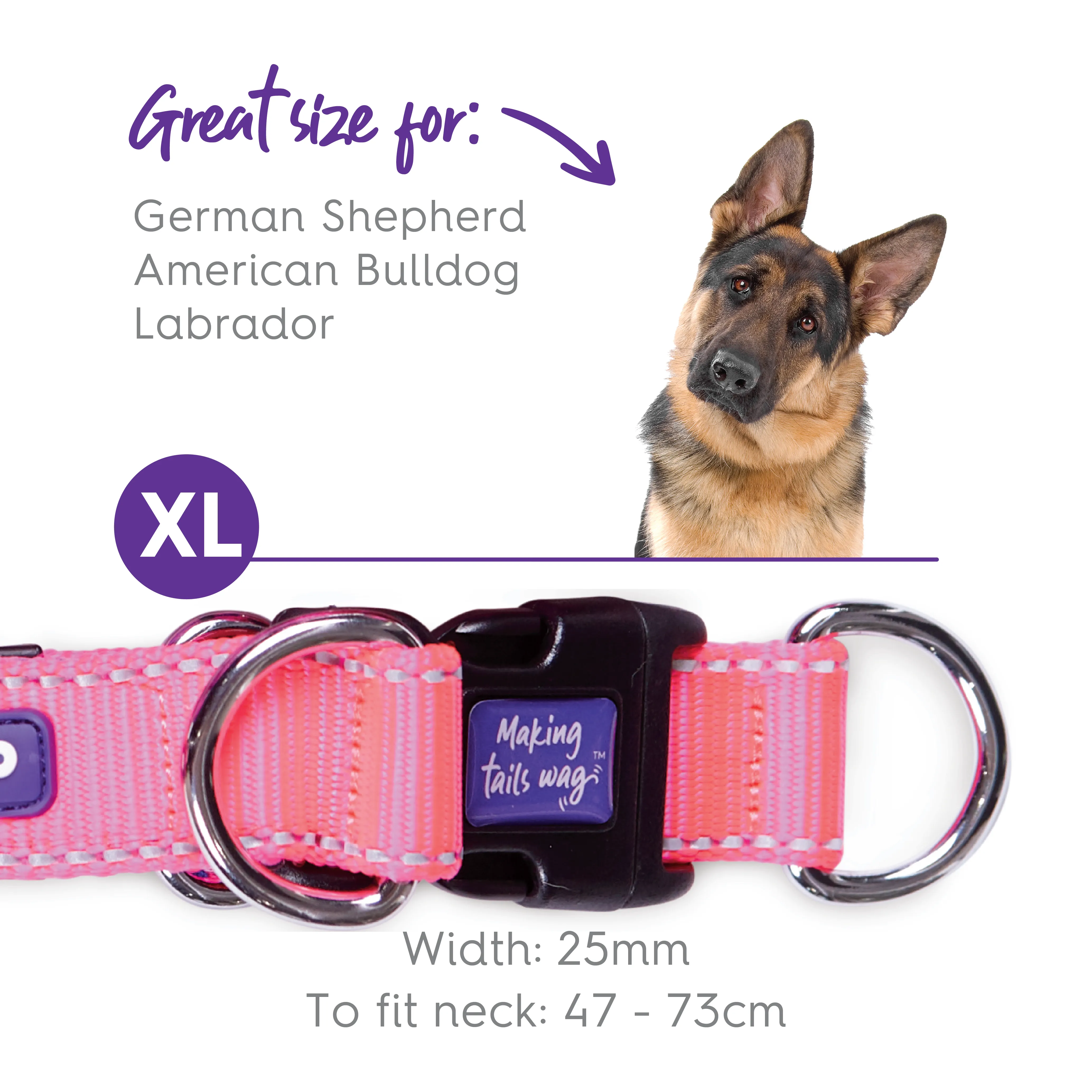 Active Easy-clip Dog Collar - Bloom Burst