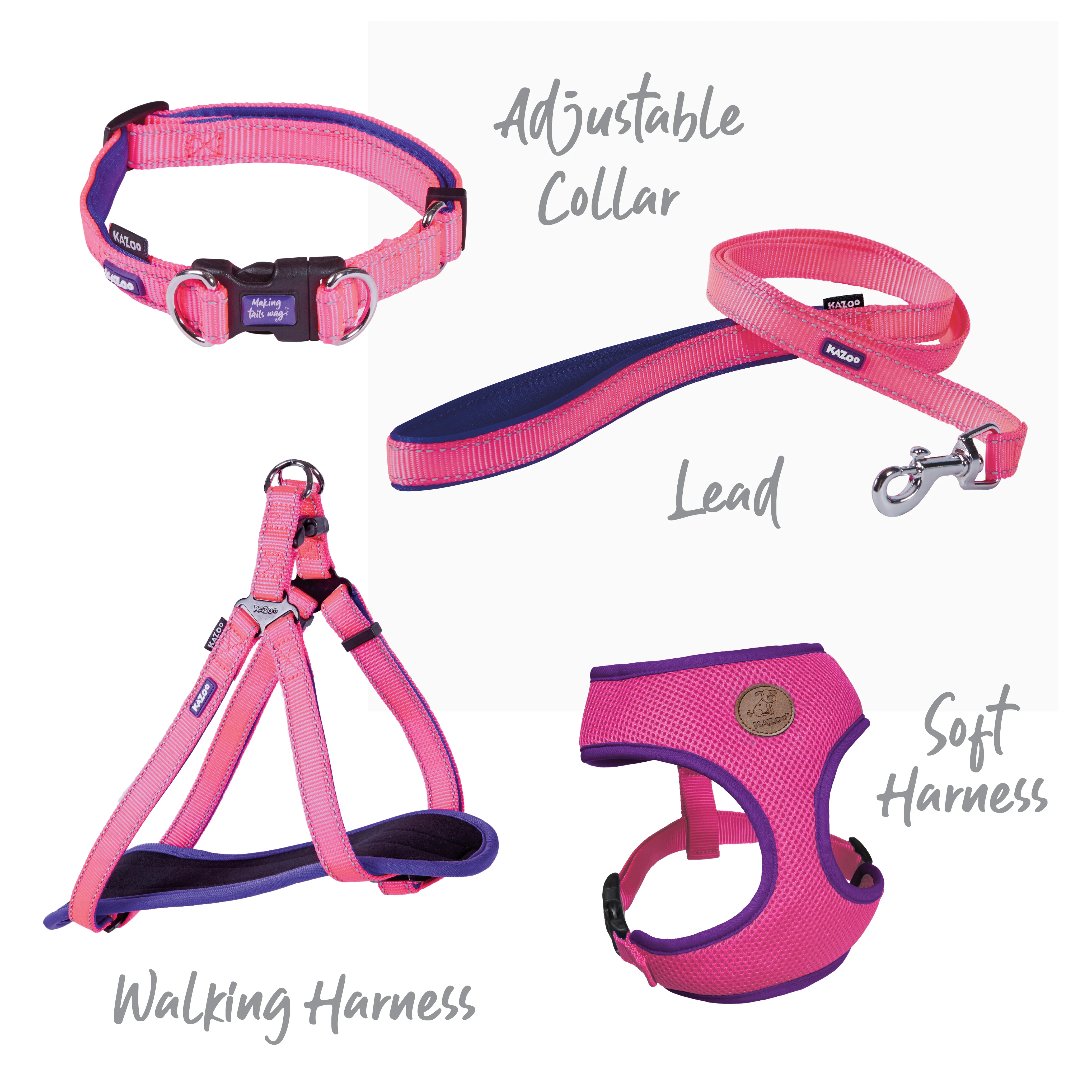 Active Easy-clip Dog Collar - Bloom Burst