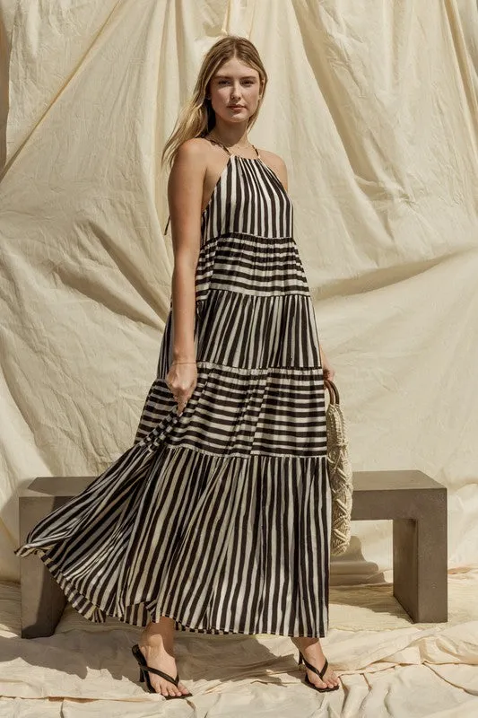 Alma Maxi Tiered Dress