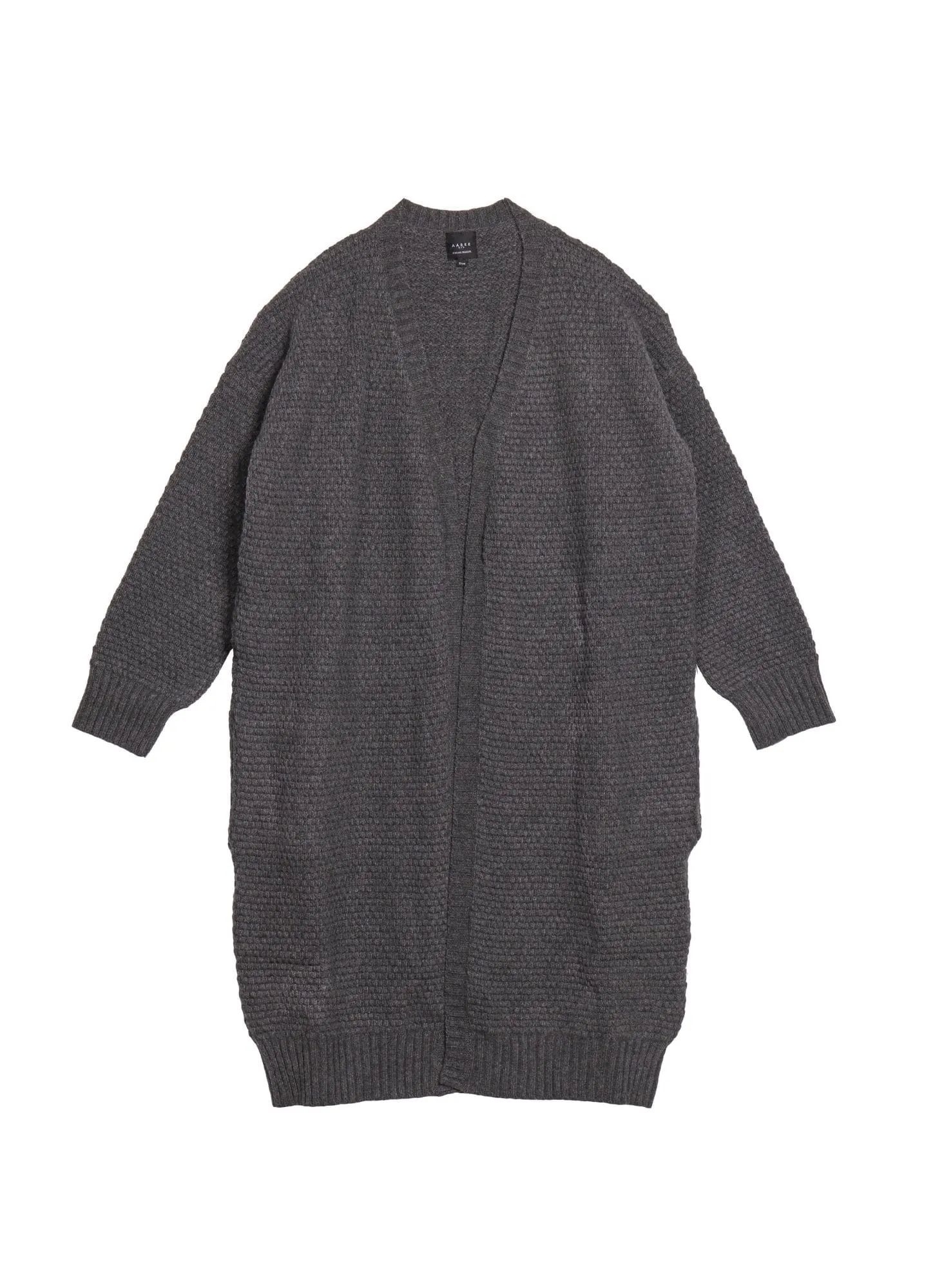 Alma Wool Cardigan Asphalt grey