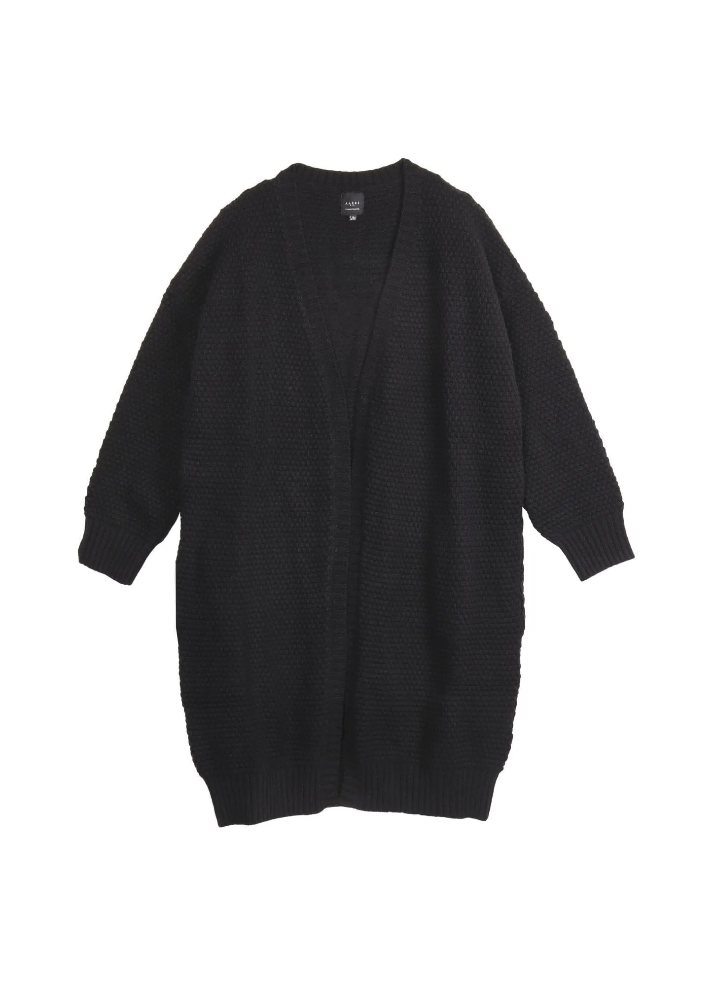 Alma Wool Cardigan Black