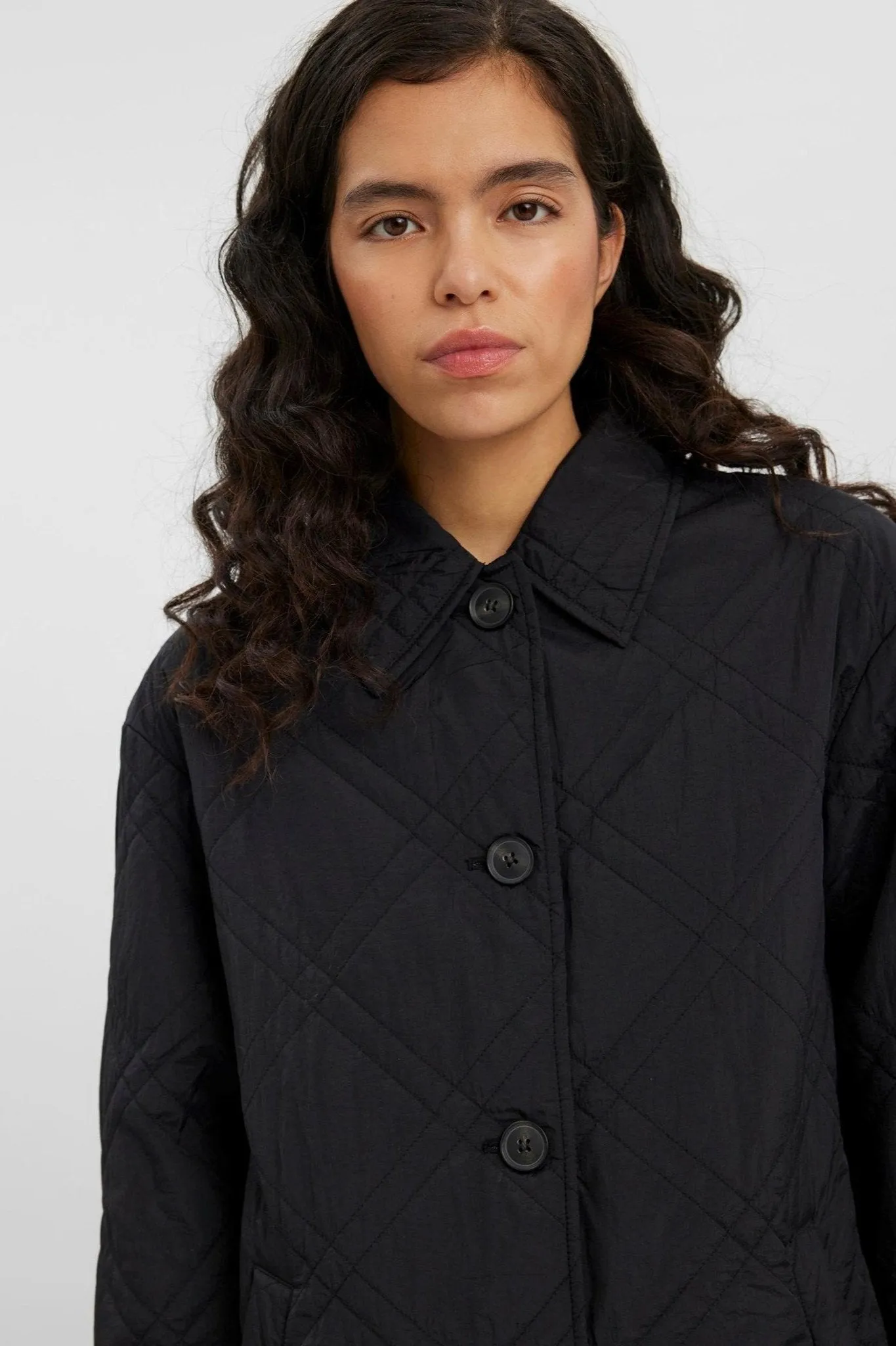 Ambere Merson Long Coat - Black