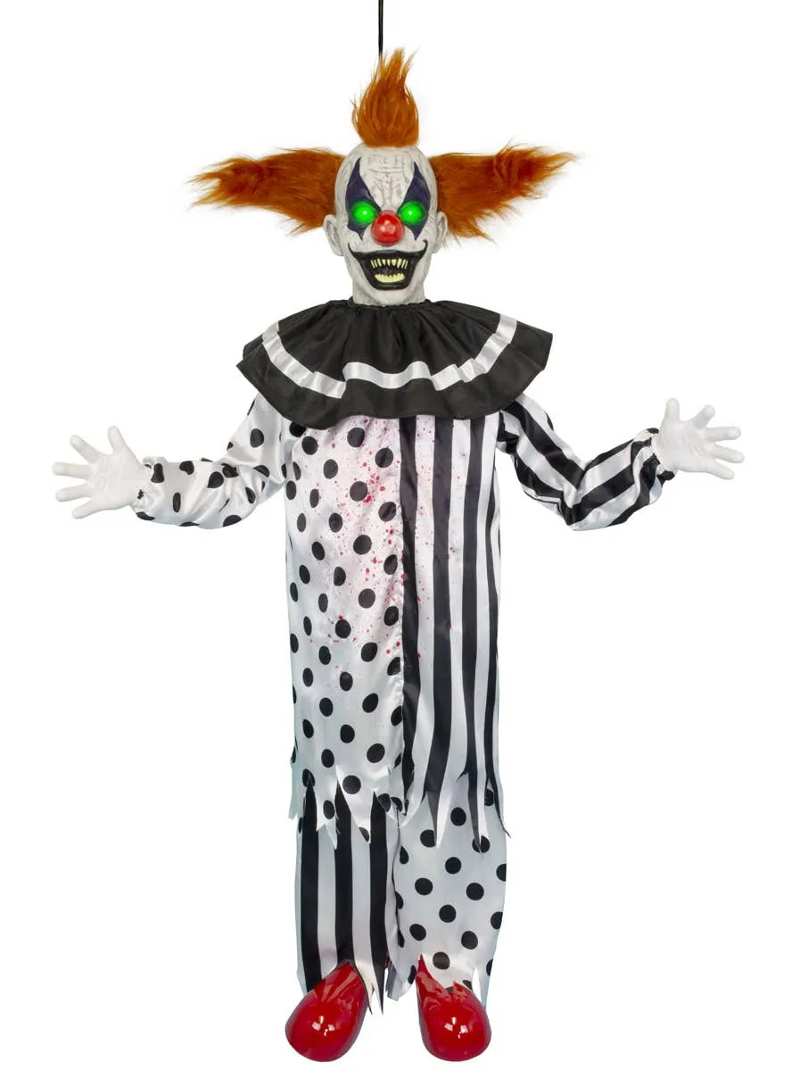 Animatronic Hanging Shaking Clown Deluxe Halloween Decoration