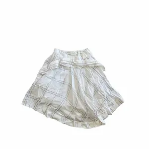 Anja Schwerbrock White/Black Grid Skirt