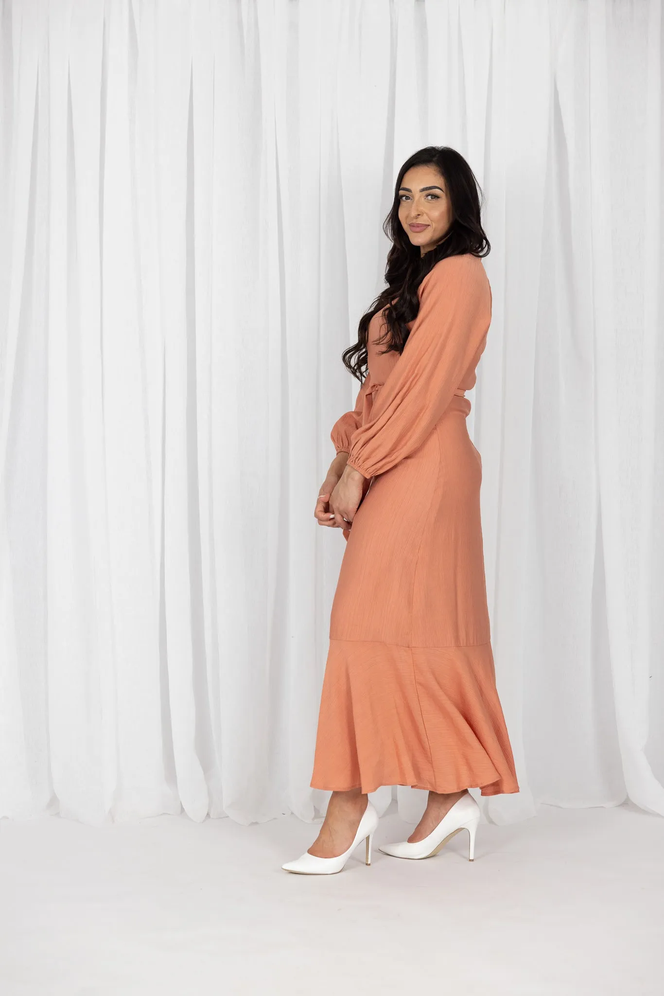 Arella Tie Maxi Dress