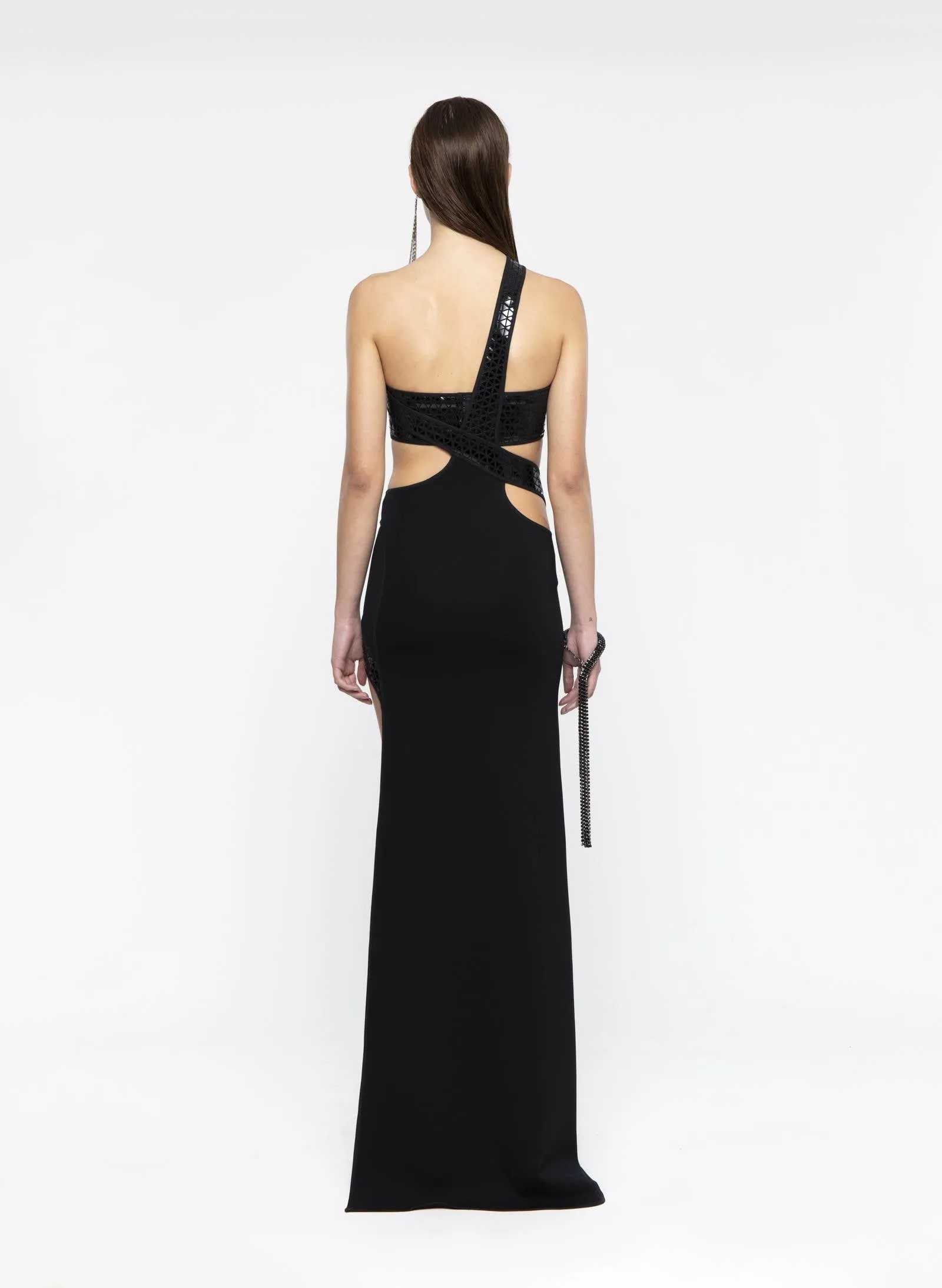 Asymmetric Long Dress