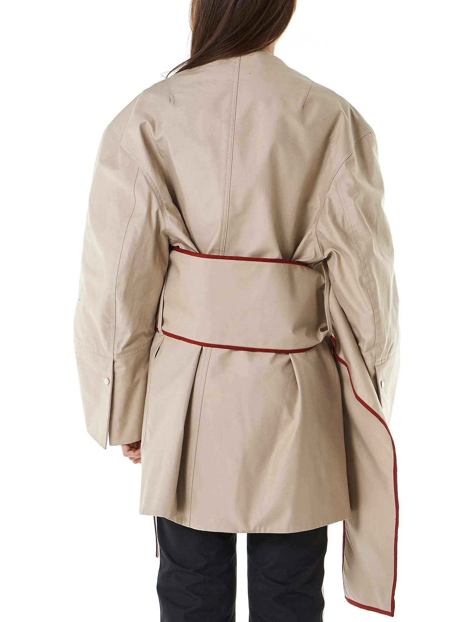 Asymmetric Obi Kimono (5-1-KHAKI)