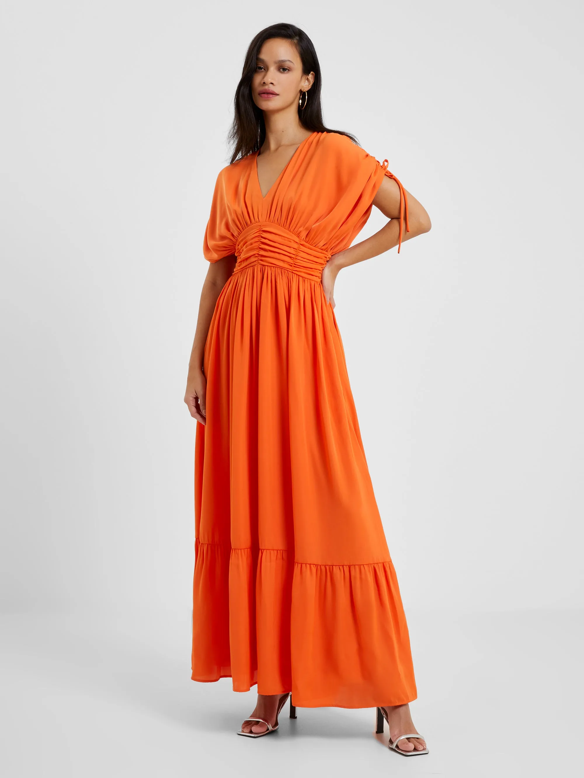 Audrey Satin Maxi Dress