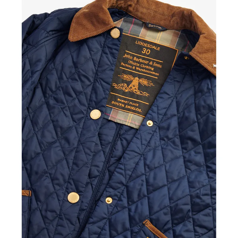 Barbour 30th Anniversary Oversized Ladies Liddesdale Jacket - Navy/Classic