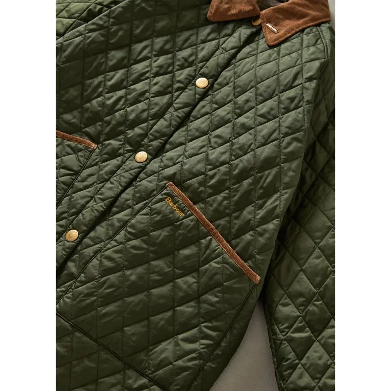 Barbour 30th Anniversary Oversized Ladies Liddesdale Jacket - Olive/Classic