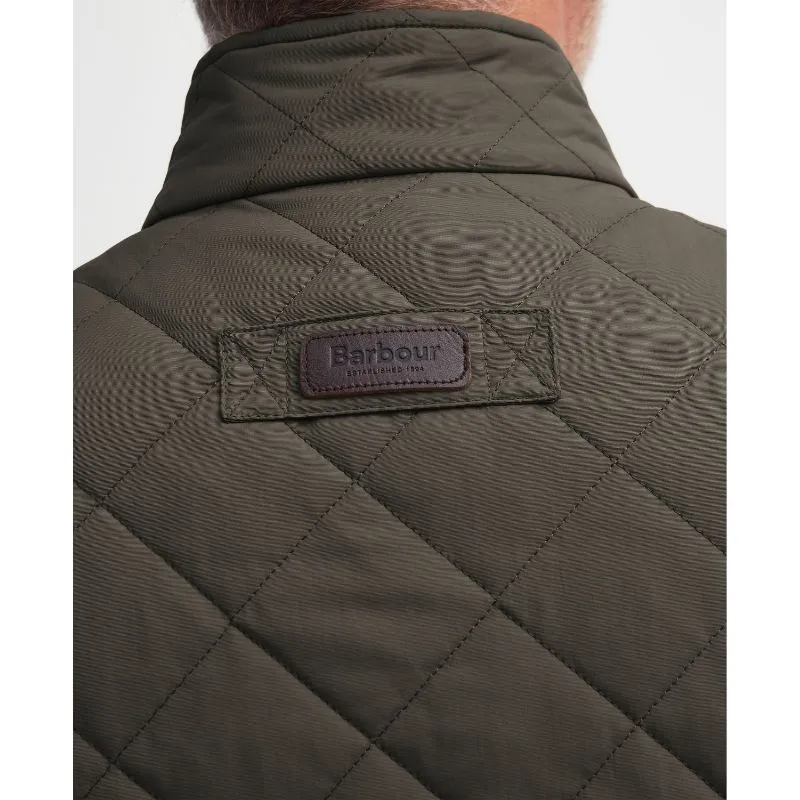 Barbour Fernwood Mens Quilted Gilet - Dark Olive