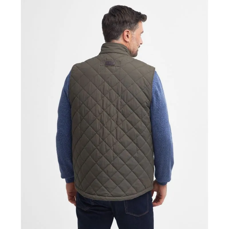 Barbour Fernwood Mens Quilted Gilet - Dark Olive