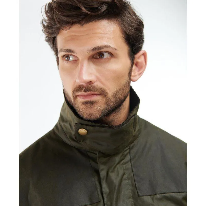 Barbour Findon Mens Wax Jacket - Archive Olive