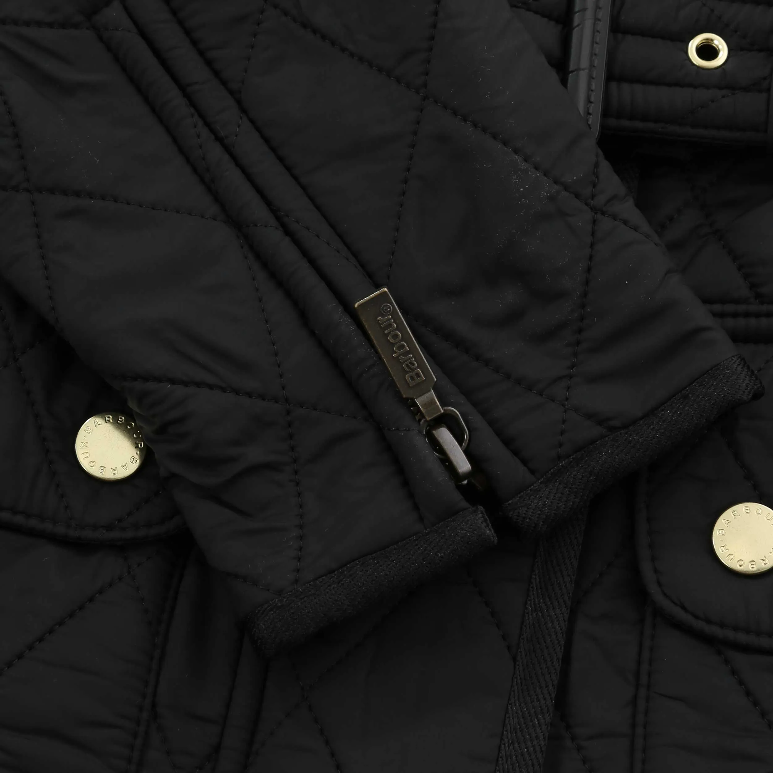 Barbour Polarquilt Ladies Quilted Jacket in Black