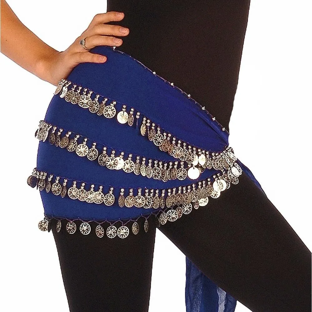 Belly Dance Multi-Row Chiffon Hip Scarf | THE YASMINA