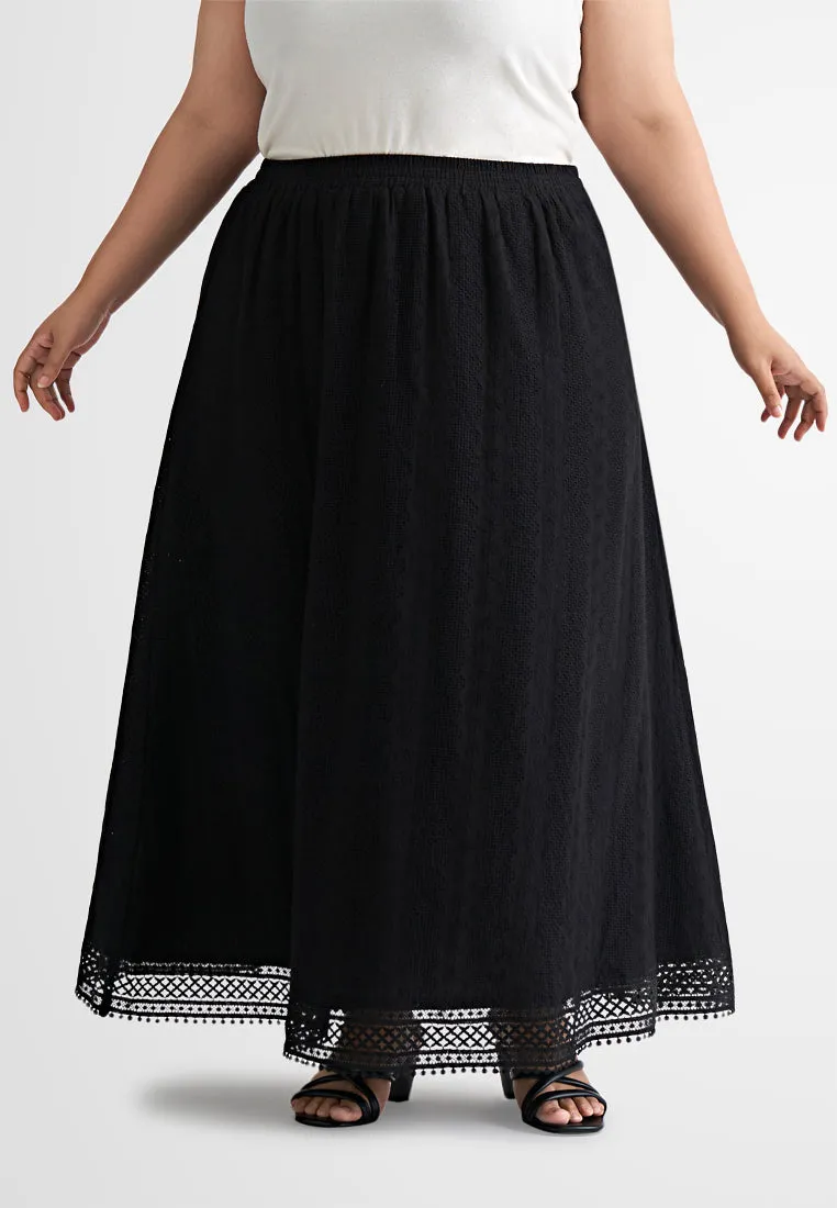 Betsy Eyelet Flare Skirt