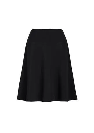 Biz Corporate Womens Bandless Flared Skirt (20718)-Clearance