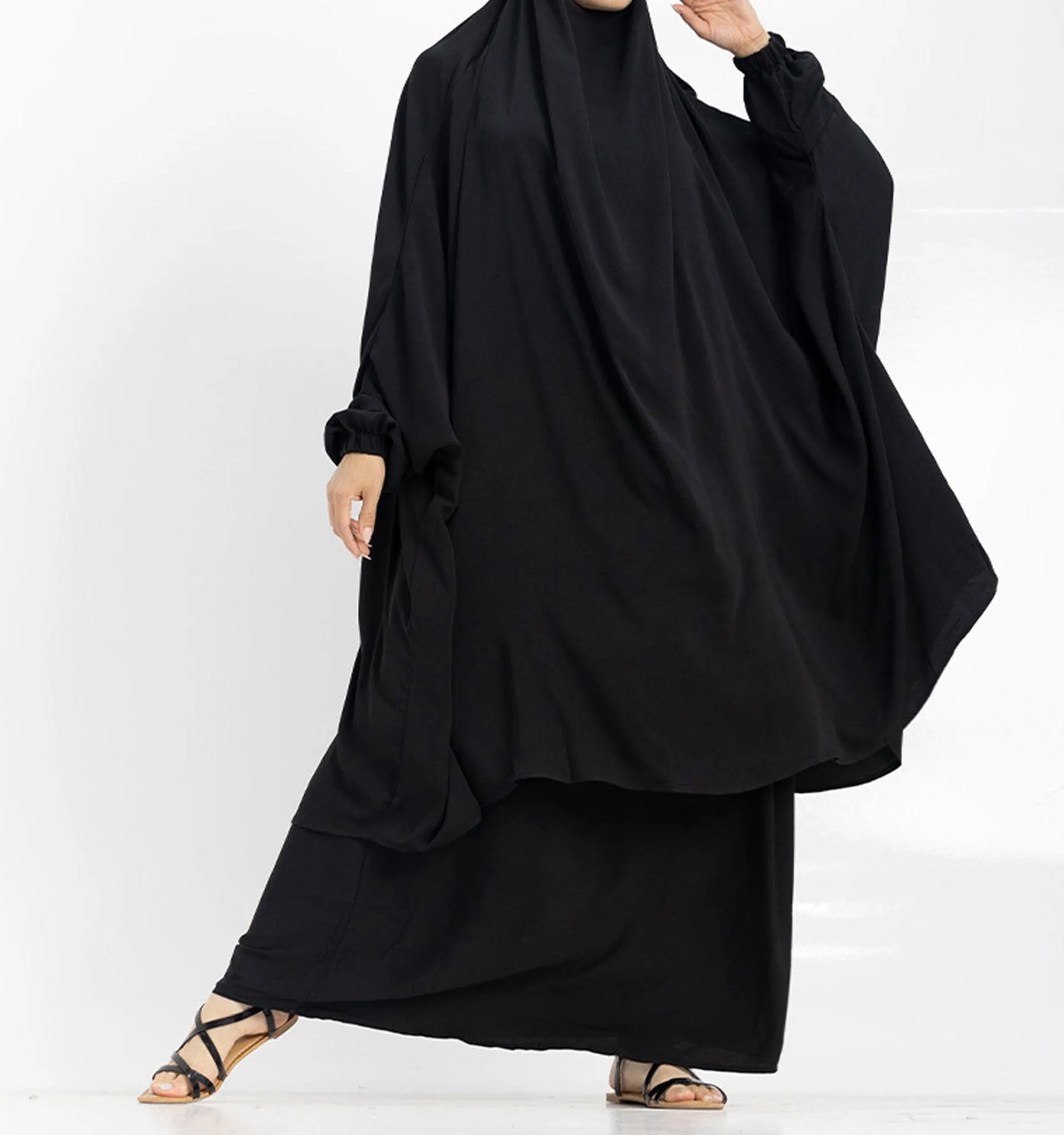 Black 2 Piece Jilbab