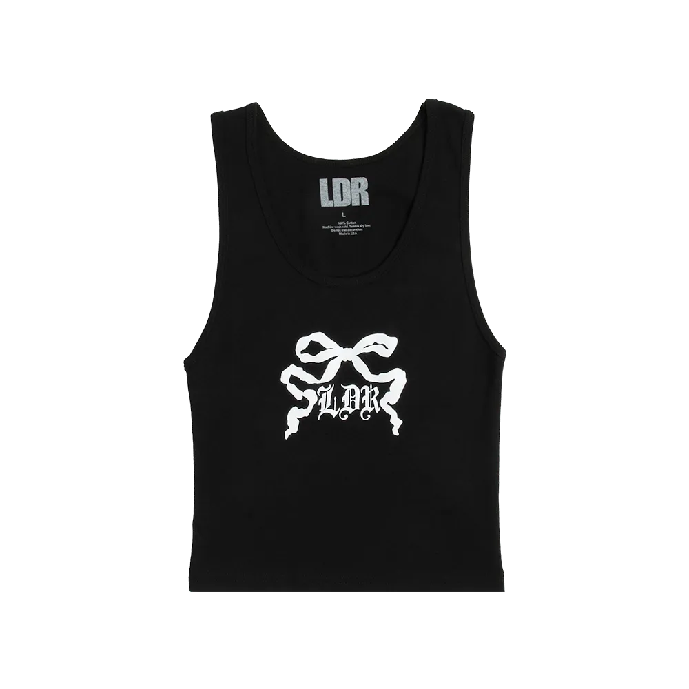 Black Tank Top With LDR Ribbon