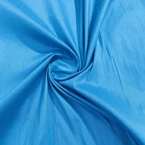 Blue Solid Dupian Silk Fabric