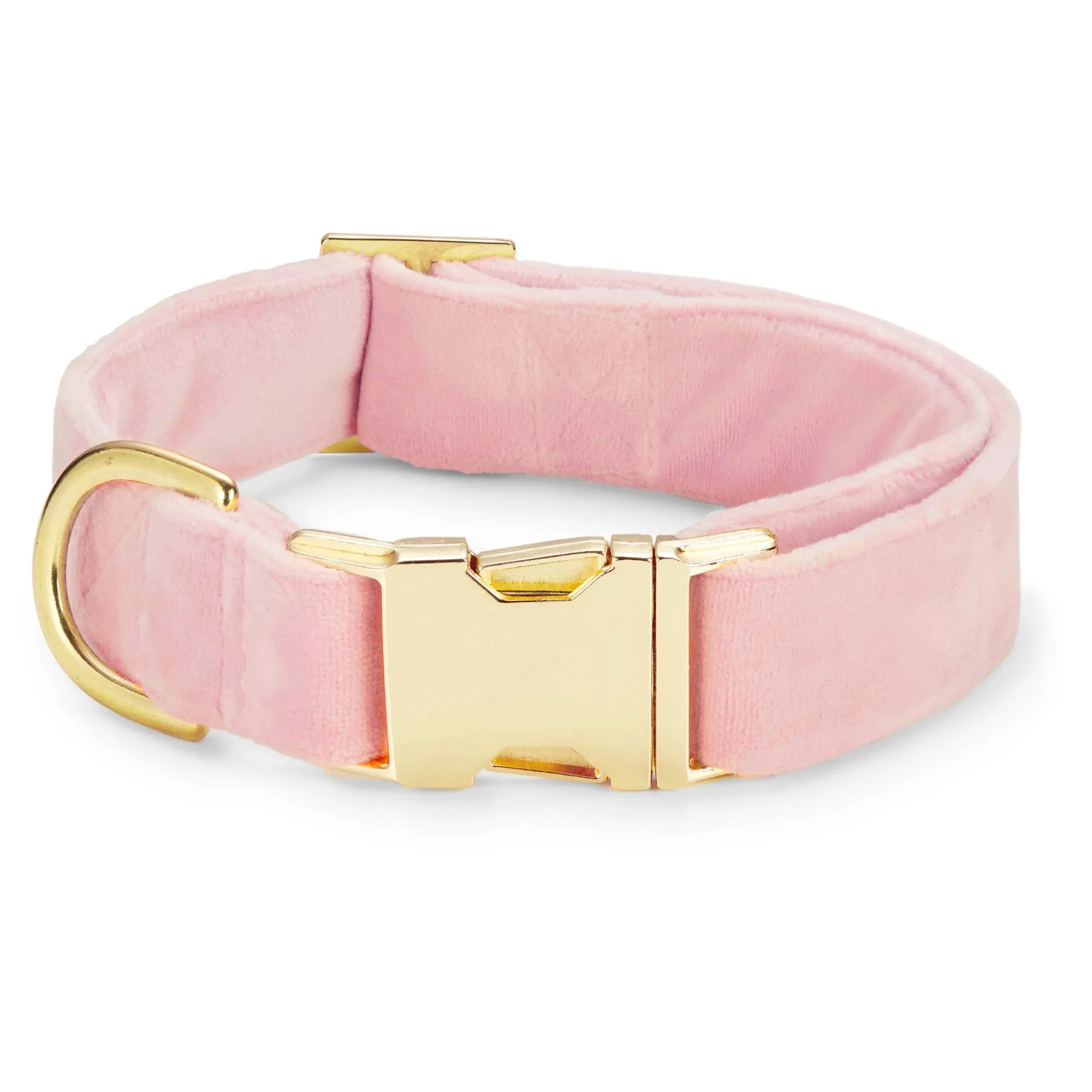 Blush Pink Velvet Lady Bow Collar