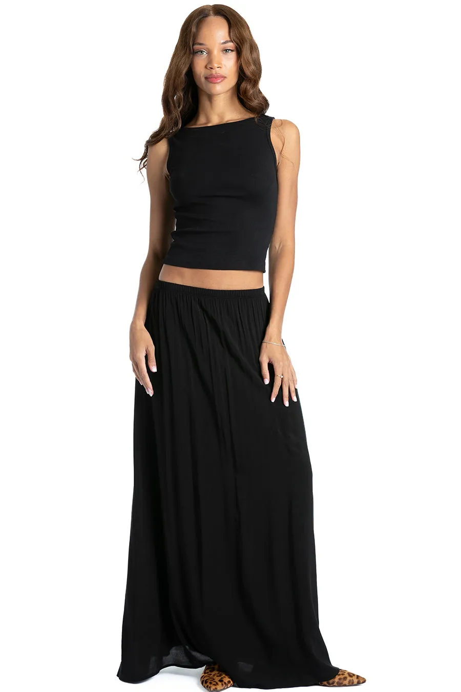 Boho Full Maxi Skirt