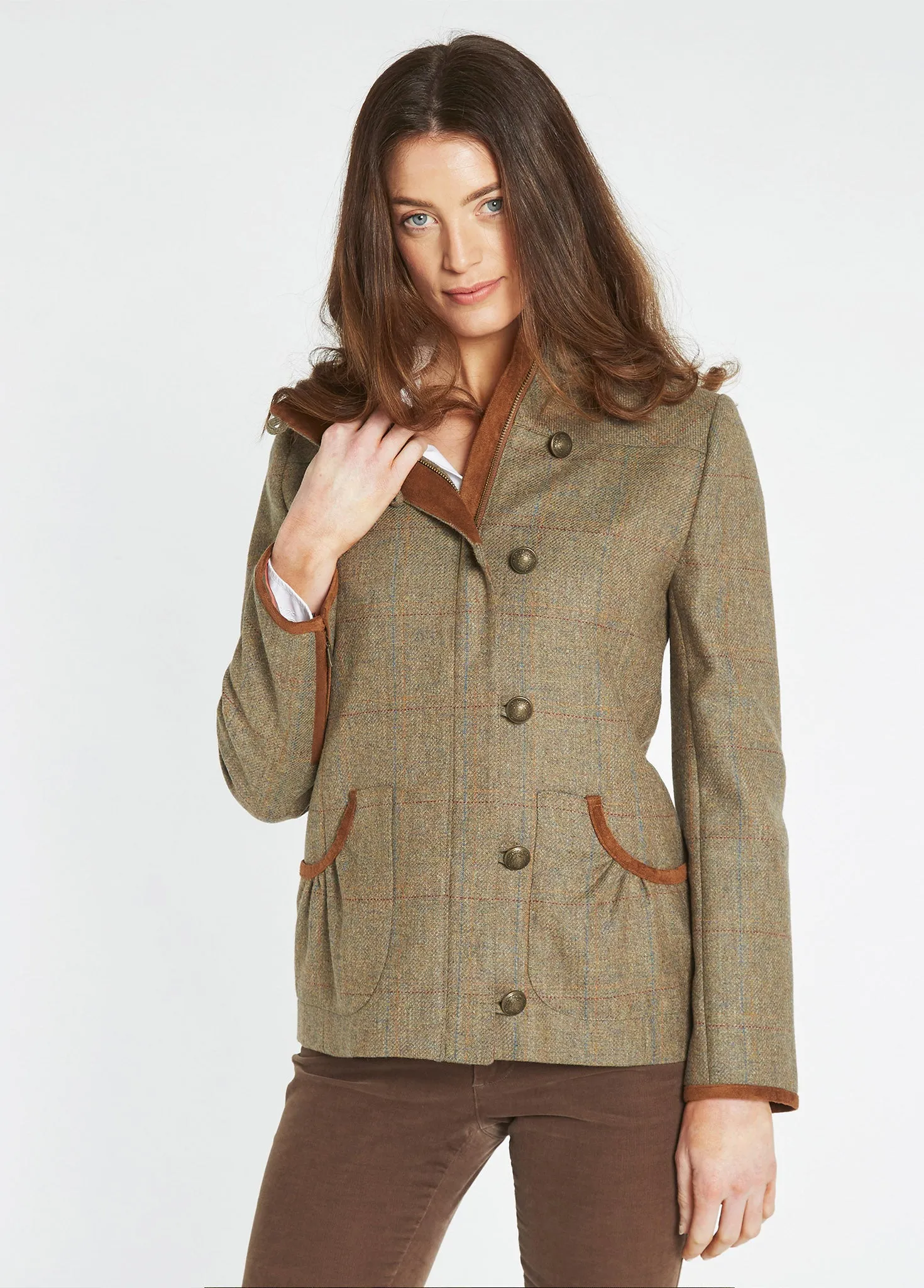 Bracken Tweed Coat - Burren