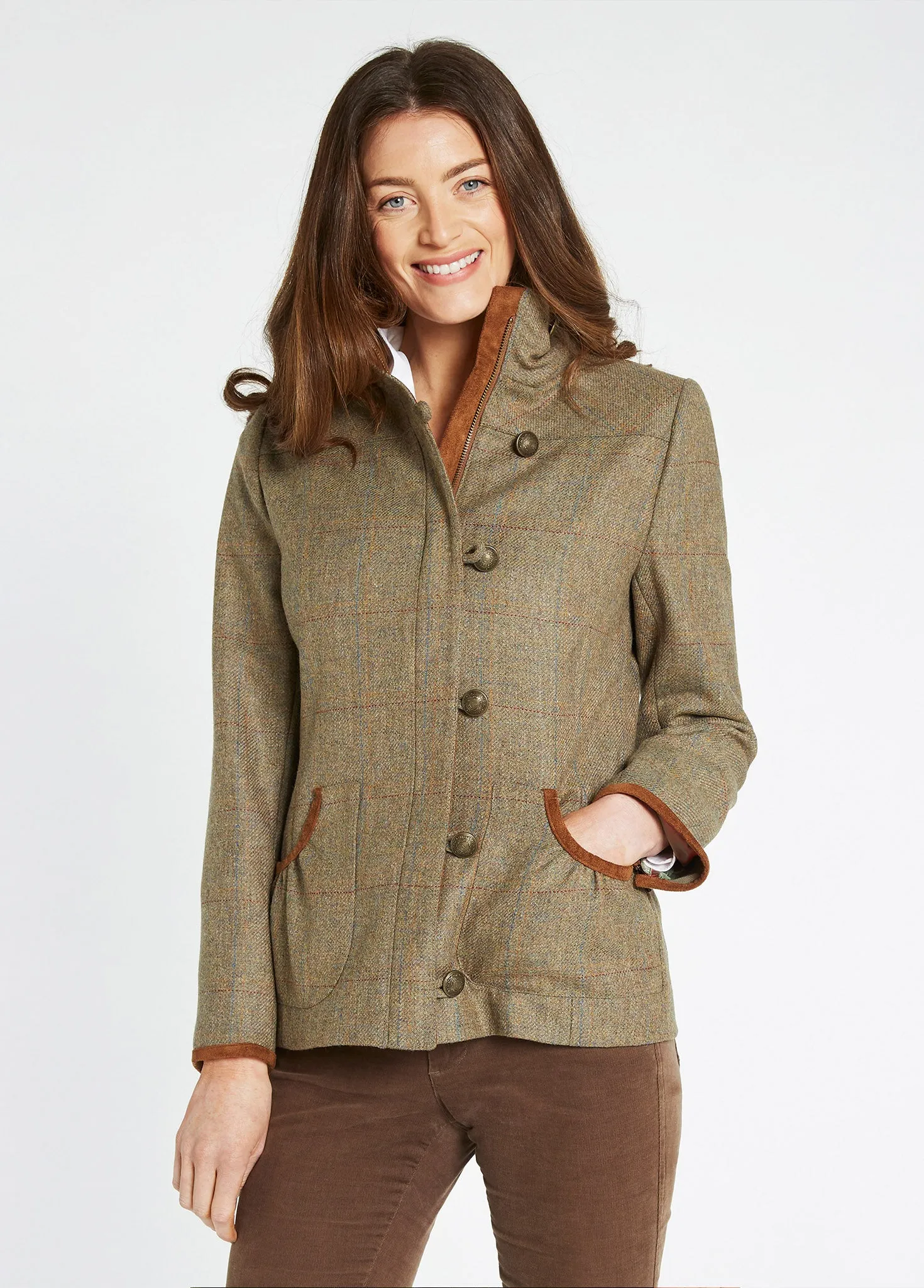 Bracken Tweed Coat - Burren