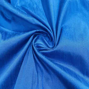 Bright Blue Solid Dupian Silk Fabric