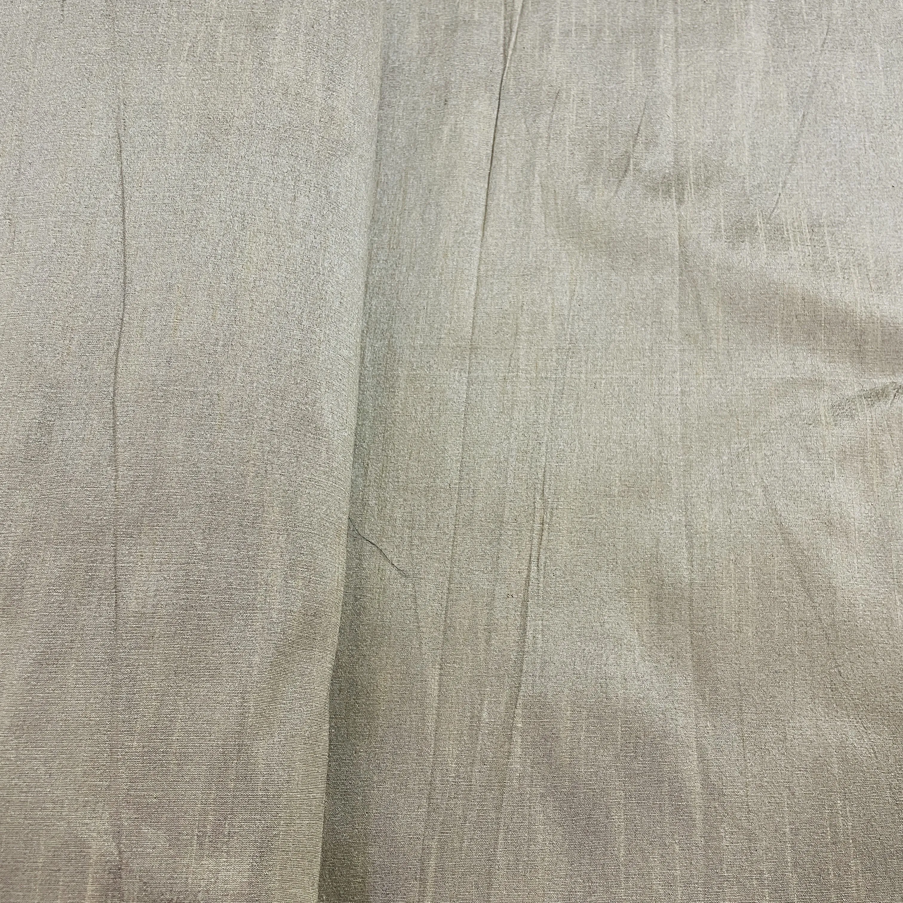 Brown Solid Dupian Silk Fabric