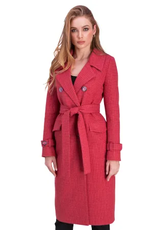 Bruna Fitted Wool Blend Coat