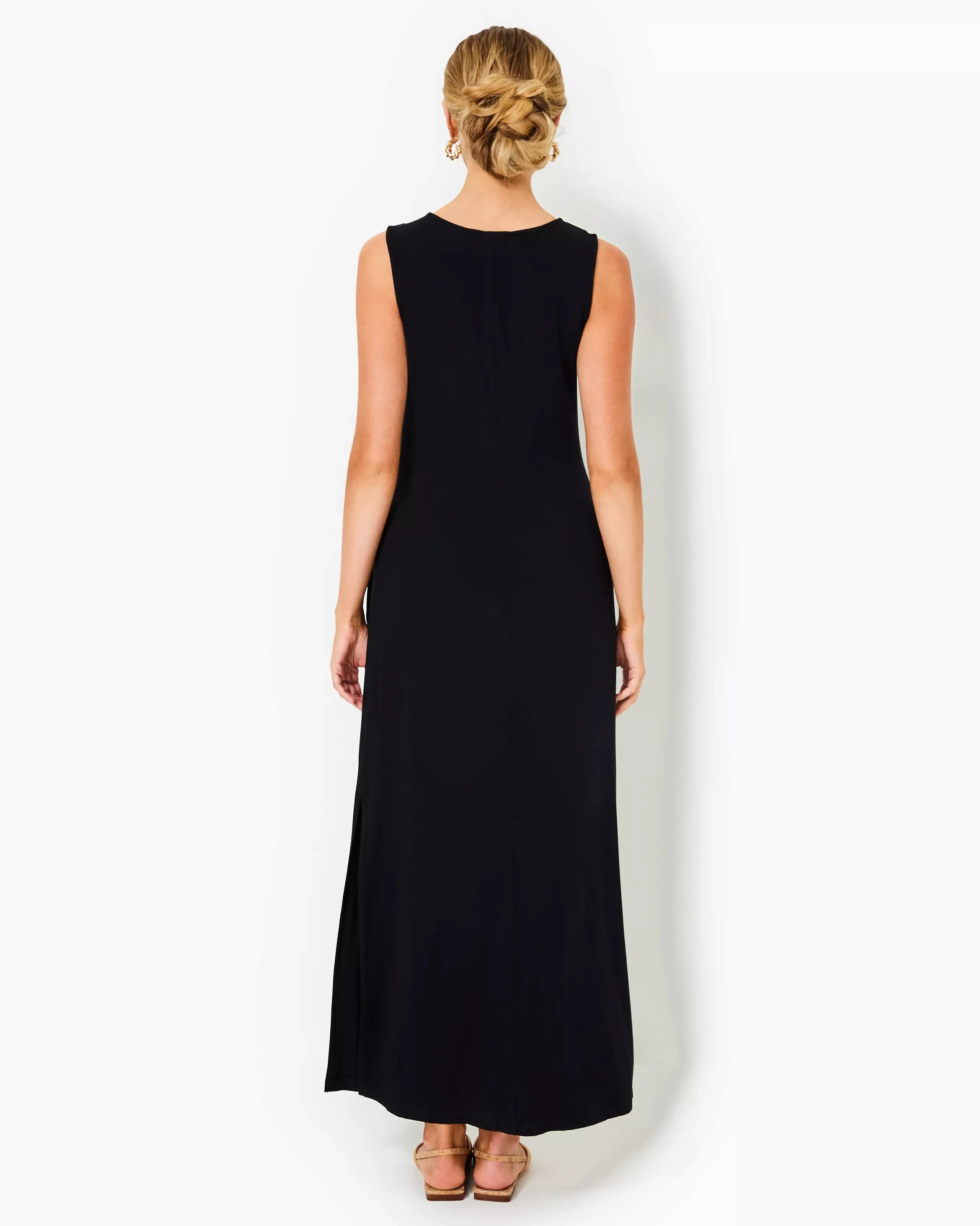 Bryson Sleeveless Maxi Dress (Noir)