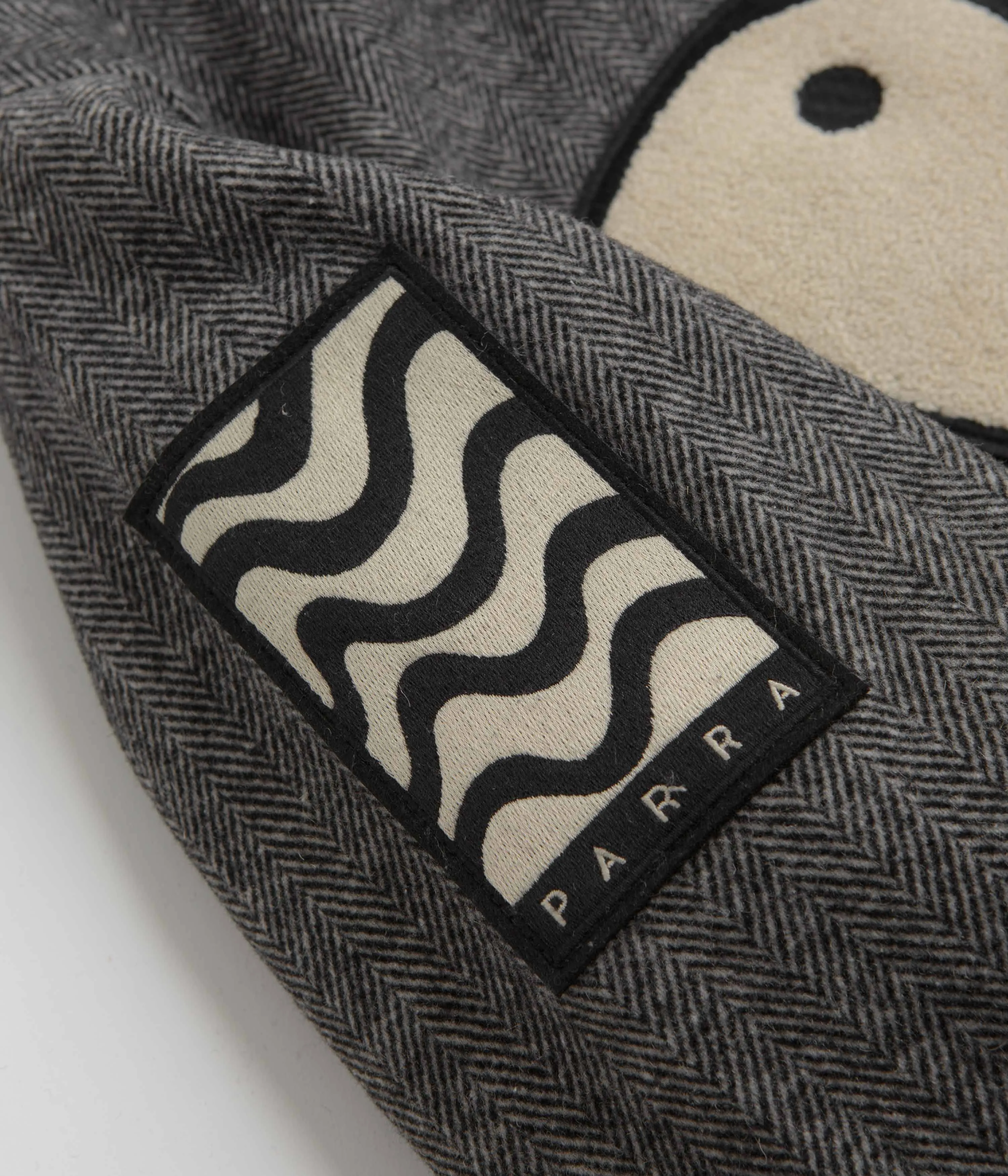 by Parra Rounded Par Varsity Jacket - Dark Grey