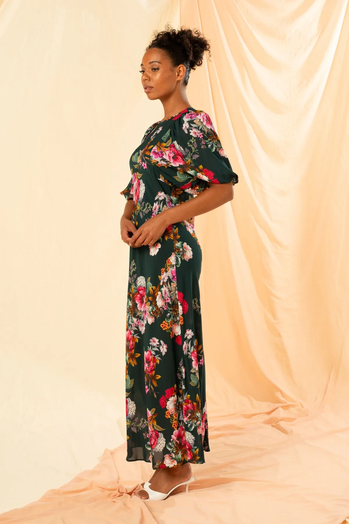 Carolina Puff Sleeve Maxi Dress