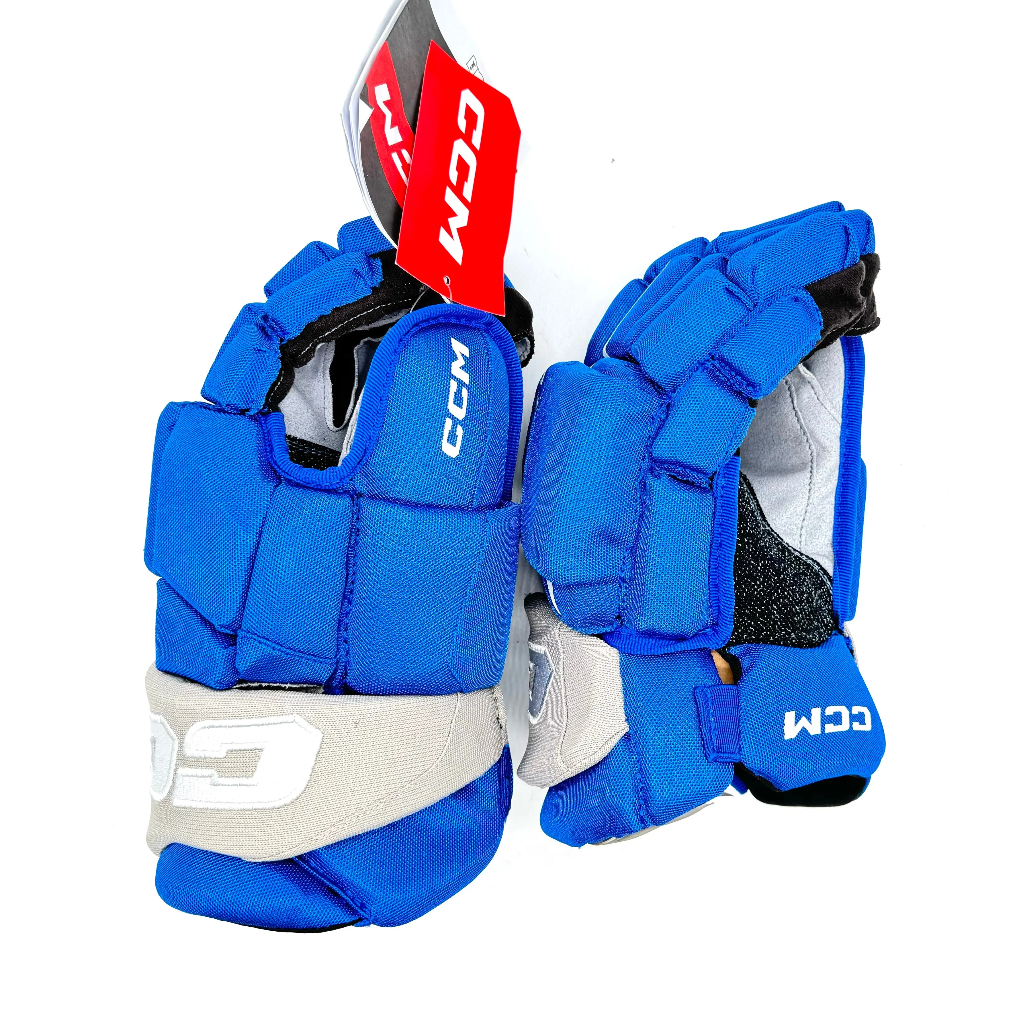 CCM HGJSCHLPP - OHL Pro Stock Glove (Blue/Grey/White)