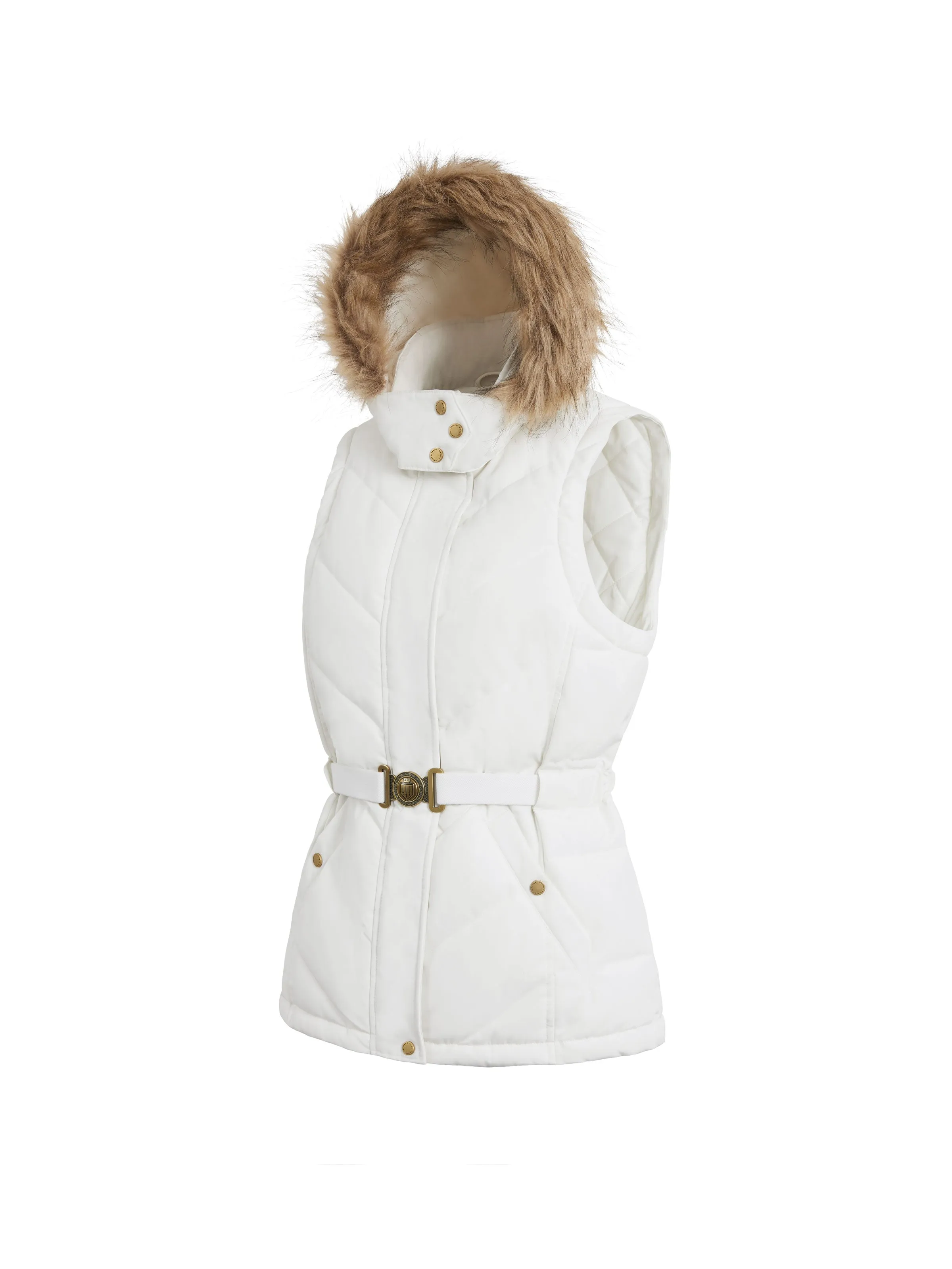 Charlotte Gilet - Winter White