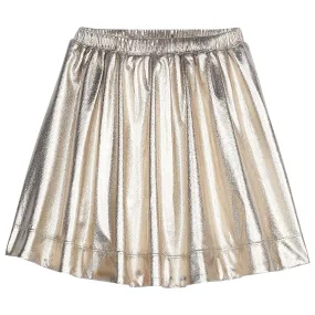 Circle Skirt | Gold Lame (12)