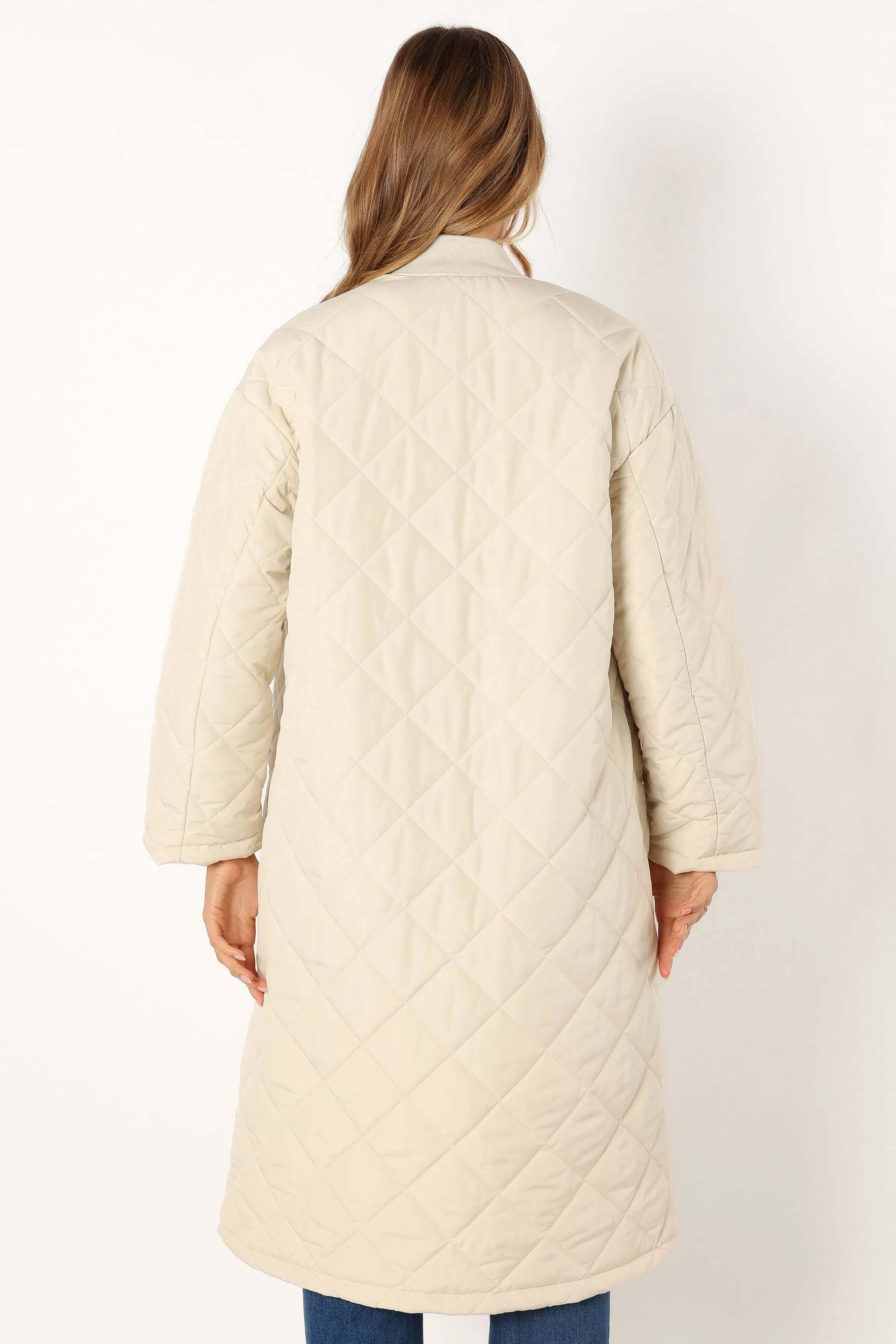 Clea Quilted Jacket - Bone