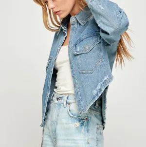 Cropped Denim Jacket