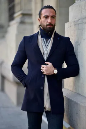 Dark Blue Cachet Coat