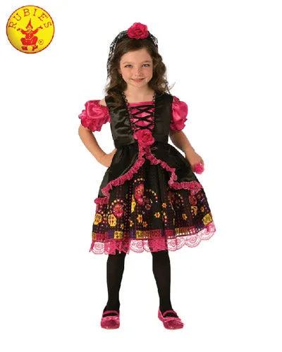 DAY OF THE DEAD GIRLS COSTUME, CHILD