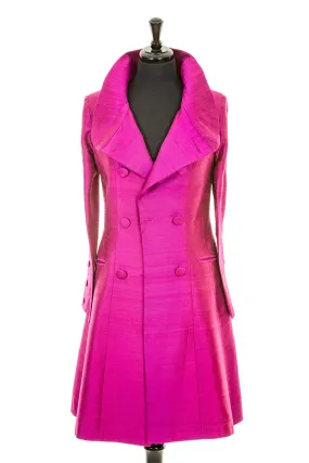 Delphine Coat in Wild Orchid