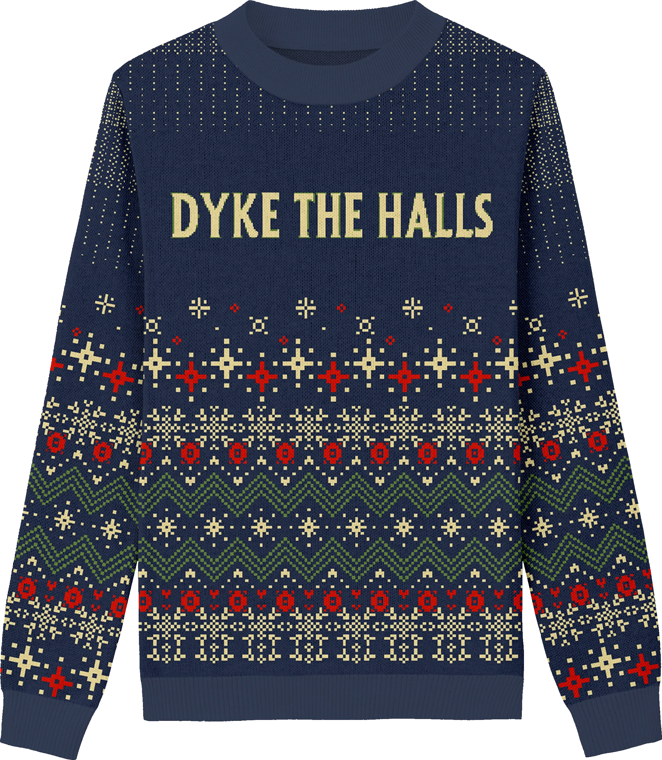 Dyke The Halls Classic Fit Knit Crewneck