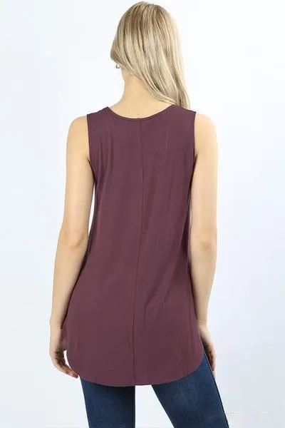 Essential Solid Layering Tunic Tank - More Colors!