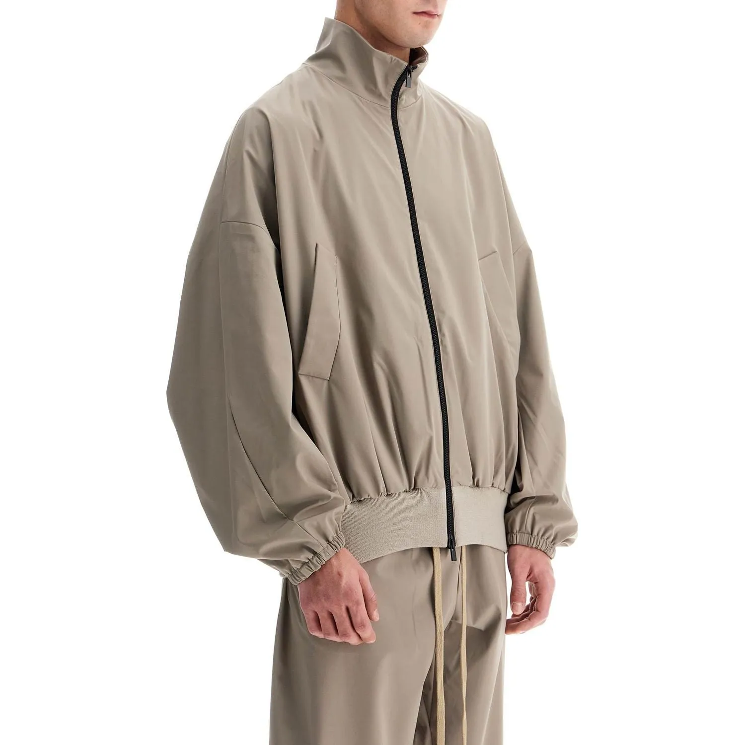 Fear Of God high-necked vented track jacket with