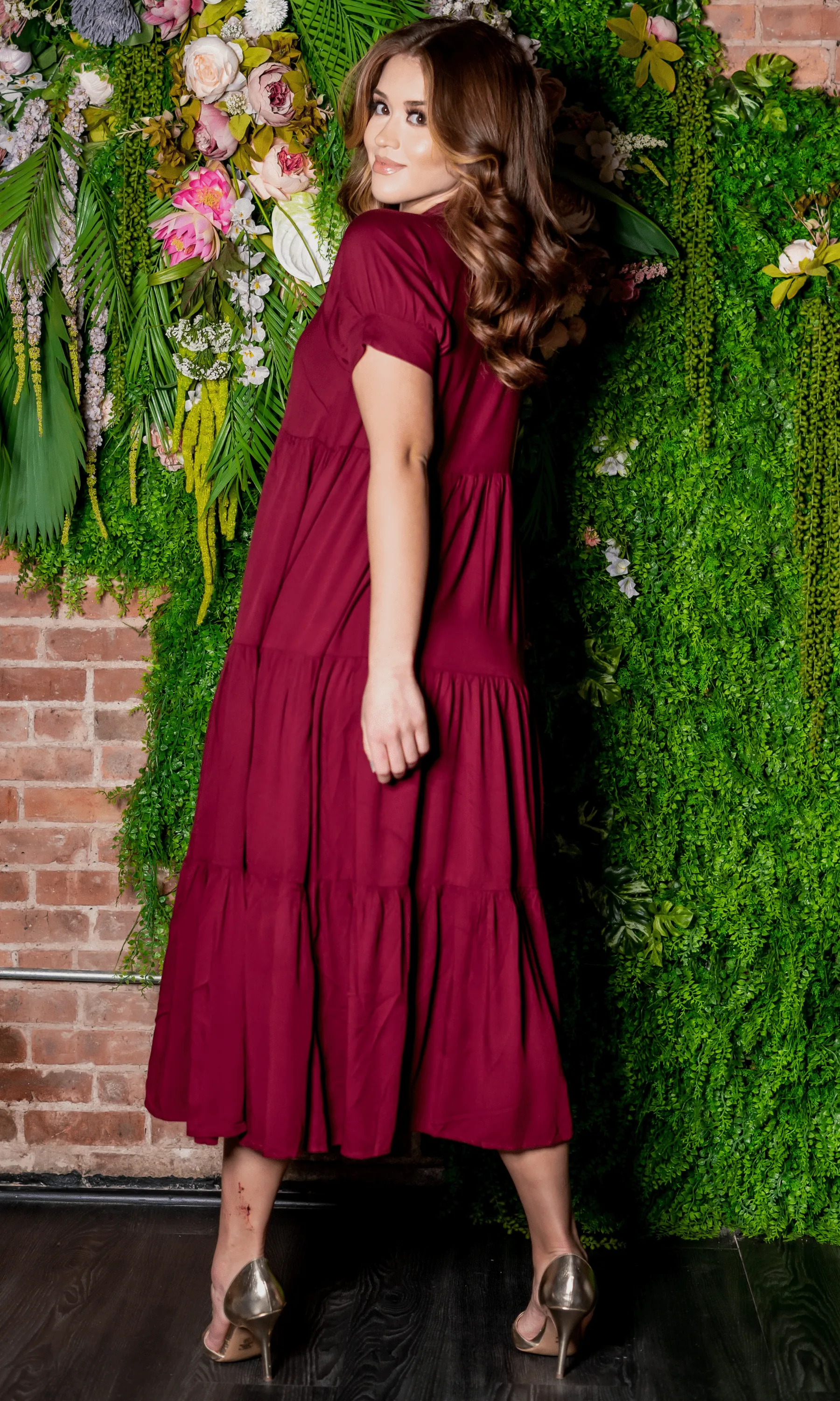 First Date | Maxi Dress - Burgundy FINAL SALE