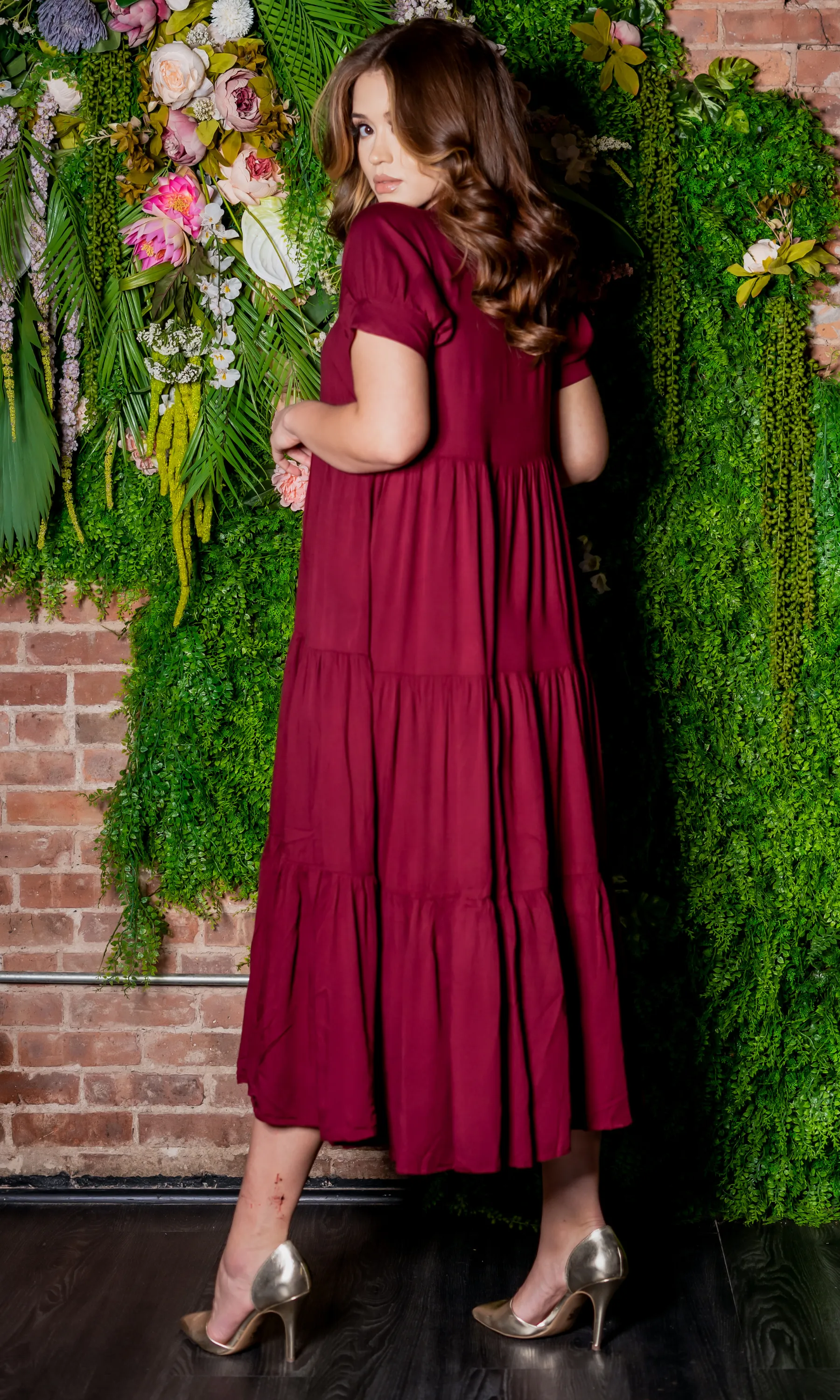 First Date | Maxi Dress - Burgundy FINAL SALE